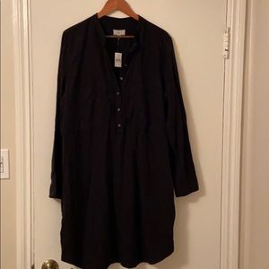 Lou & Grey black henley dress